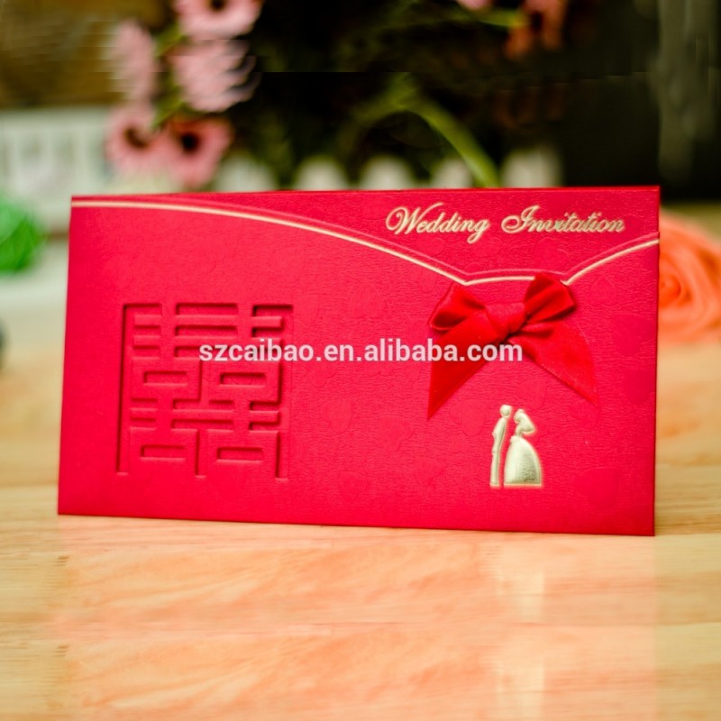 最も人気のあるデザイン2015中国で結婚式の招待状のカード、 中国風の結婚式の招待状カード-民芸品問屋・仕入れ・卸・卸売り