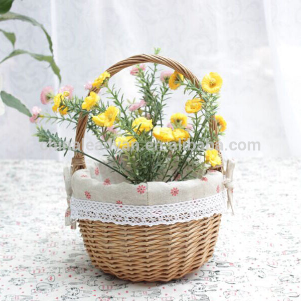卸売柳2016フルーツバスケット籐花かご-アンティーク、イミテーション工芸品問屋・仕入れ・卸・卸売り