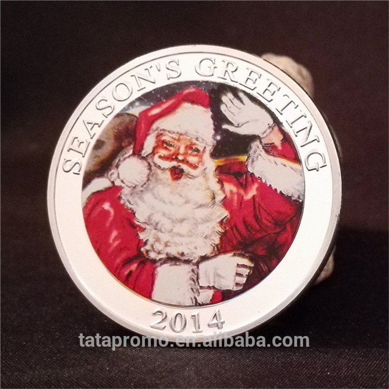 メリークリスマスお土産硬貨記念硬貨シルバーボックス付休日の時間-金属工芸品問屋・仕入れ・卸・卸売り