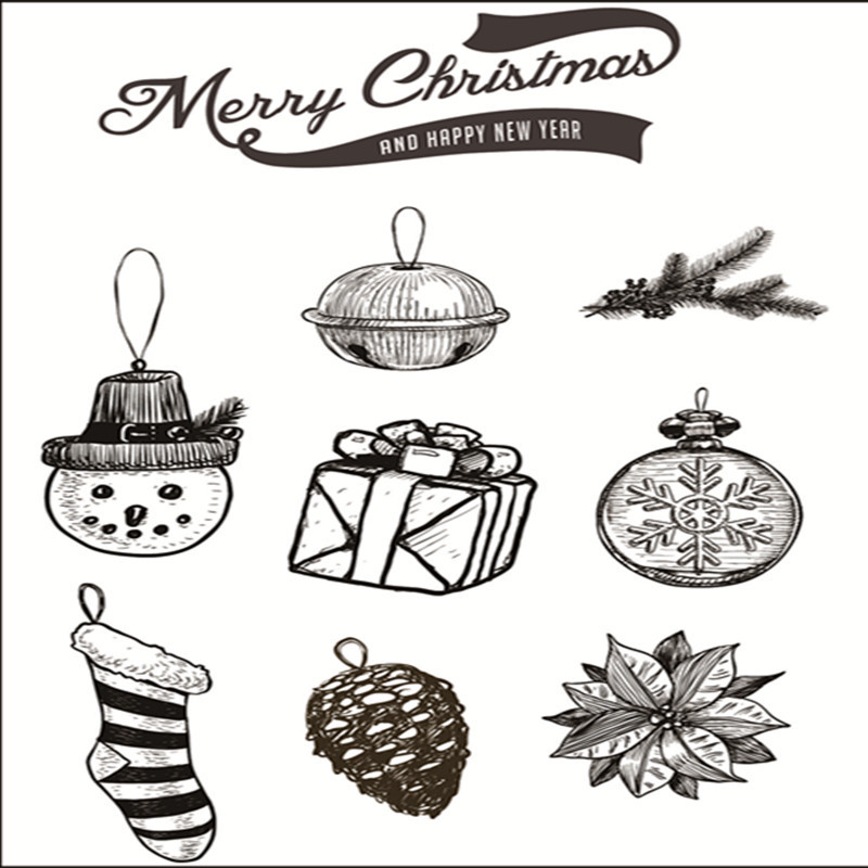義烏クリスマス透明な2016スクラップブッキング用切手、 卸売明確なスタンプ-民芸品問屋・仕入れ・卸・卸売り