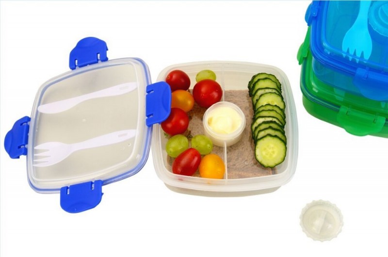 機能的な2層プラスチック製の弁当箱-ギフトセット問屋・仕入れ・卸・卸売り