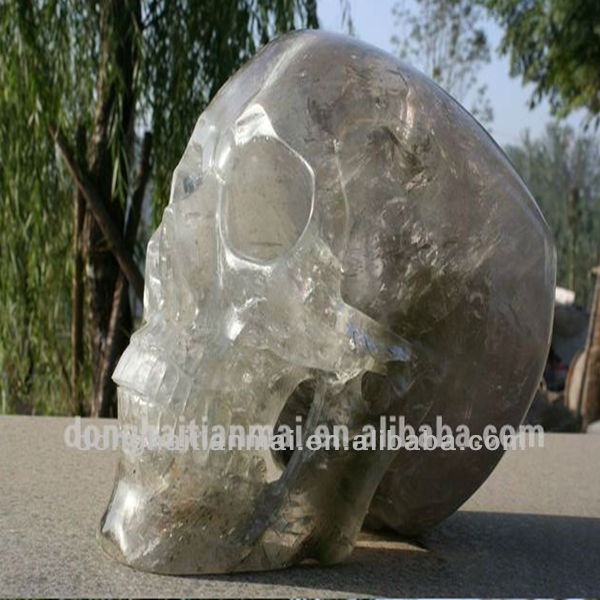巨大なクリスタルスカル42.6lb/販売のための天然水晶の頭蓋骨/卸売クリスタルスカル-芸術コレクター商品問屋・仕入れ・卸・卸売り