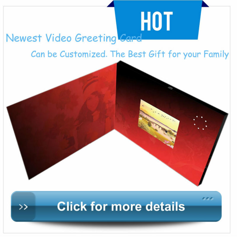 工場供給2013ノベルティ製品の結婚式の招待状のlcdビデオグリーティングカード・オーディオカード-ギフトセット問屋・仕入れ・卸・卸売り