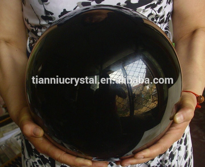 43.7lb9.7" 自然な黒治癒黒曜石の水晶球のボール、 wholedales価格、 熱い販売-クリスタル製品問屋・仕入れ・卸・卸売り