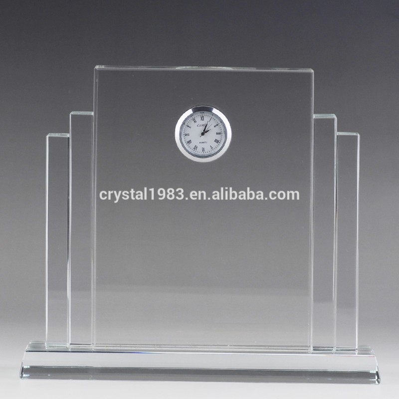 パーソナライズk9光学結晶trophee彫刻ガラスのウォッチクロック賞を受賞しました-アンティーク、イミテーション工芸品問屋・仕入れ・卸・卸売り