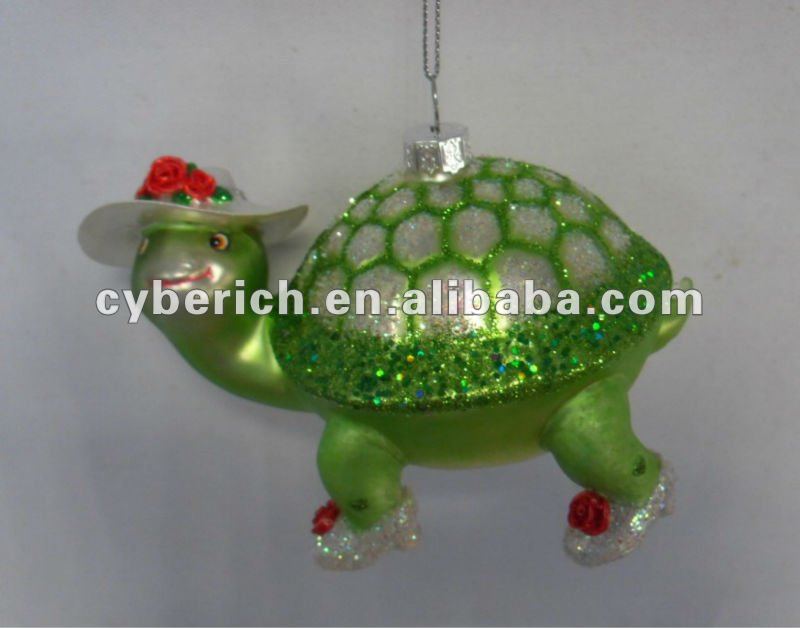甘くおよび装飾及びクリスマスのギフトのための高品質のガラスカメ-クリスマス用品問屋・仕入れ・卸・卸売り
