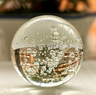 装飾k9品質100ミリメートルガラスバブルボール-クリスタル製品問屋・仕入れ・卸・卸売り