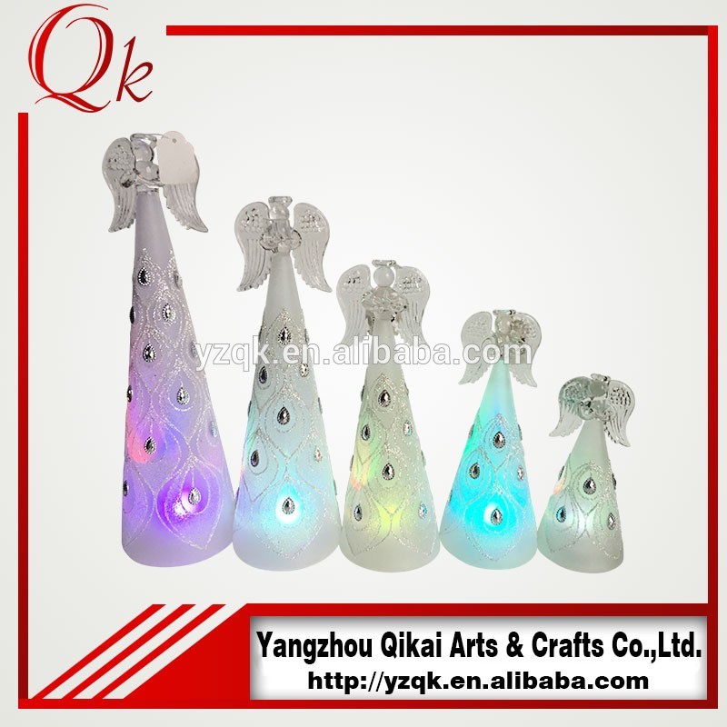 ハンド塗装バーナーワークガラス天使でledライトは中国製-民芸品問屋・仕入れ・卸・卸売り
