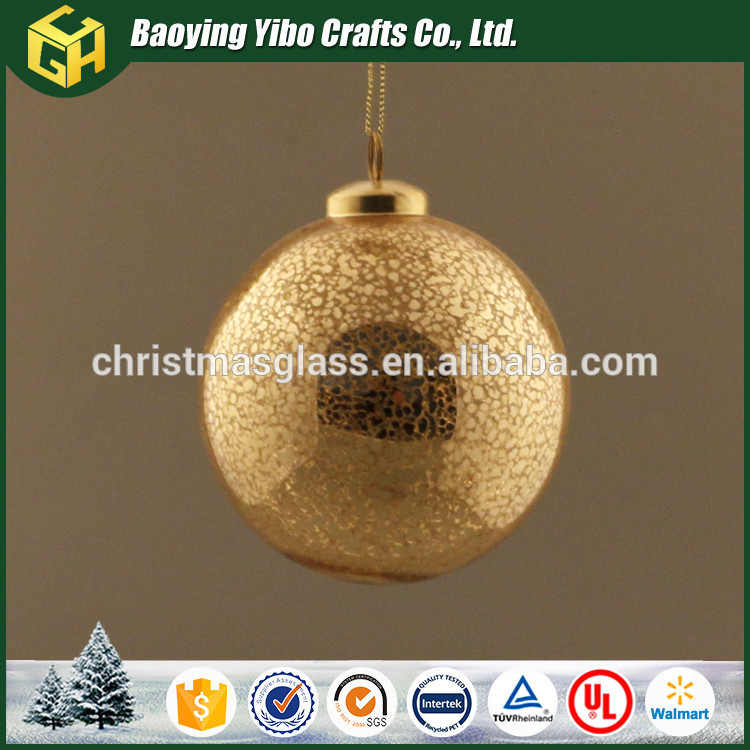Yibo工場クリスマス装飾用品ぶら下げ銀メッキガラス玉飾り-その他イベント、パーティー用品問屋・仕入れ・卸・卸売り