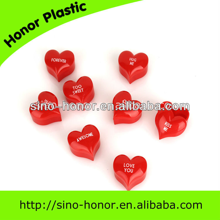 バレンタインのギフトバレンタインのハートプラスチックケースのプラスチックの心臓の場合-その他イベント、パーティー用品問屋・仕入れ・卸・卸売り