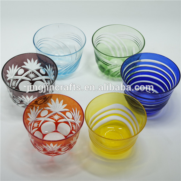 日本の最も熱い販売をクリアするためにカットガラス飲むコップタンブラー/家の装飾のためのガラスのティーカップ-ガラス製品問屋・仕入れ・卸・卸売り