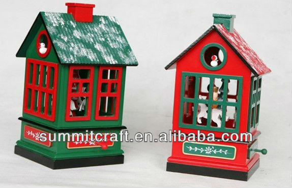 木製の鳥の部屋2色設計の音楽のクリスマスのギフトボックス-オルゴール問屋・仕入れ・卸・卸売り
