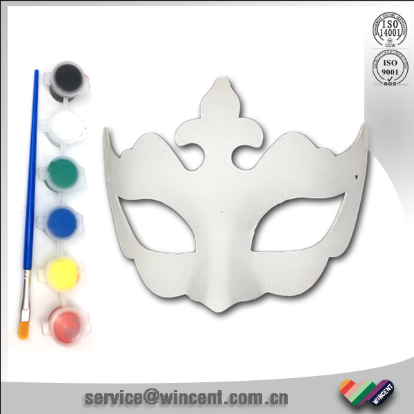 diyの顔の結婚式のハロウィンパーティの使用紙マスク-パーティーマスク、仮面問屋・仕入れ・卸・卸売り