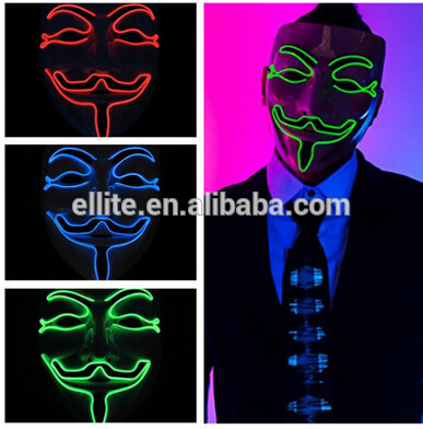 ハロウィンパーティー高輝度elワイヤーマスク-パーティーマスク、仮面問屋・仕入れ・卸・卸売り