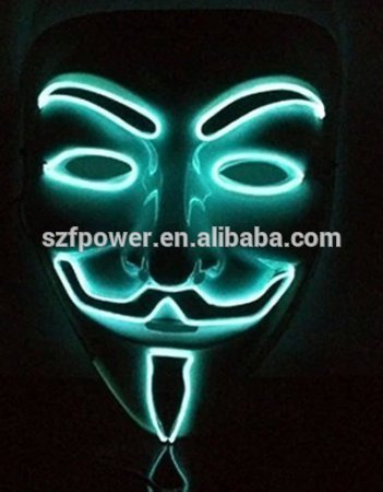 ライトアップelマスク、elワイヤーマスク、パーティーの装飾ハロウィン-パーティーマスク、仮面問屋・仕入れ・卸・卸売り
