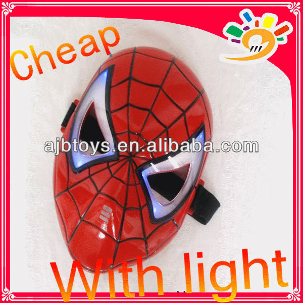クモ男プラスチックマスク、 安いパーティーマスク販売のための子供の漫画のマスク-パーティーマスク、仮面問屋・仕入れ・卸・卸売り