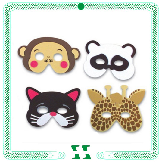ハロウィーンの動物デザインエヴァ泡マスク子供のための-パーティーマスク、仮面問屋・仕入れ・卸・卸売り
