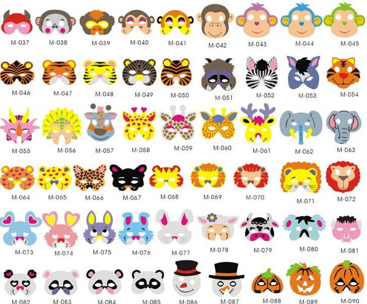 新しい安価なハロウィーンエヴァマスク子供のための-パーティーマスク、仮面問屋・仕入れ・卸・卸売り