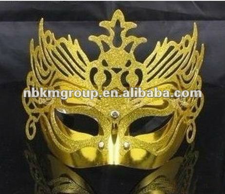 ゴールドグリッターマスク-パーティーマスク、仮面問屋・仕入れ・卸・卸売り