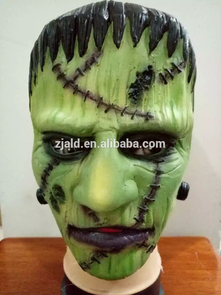 ハロウィン安いマスカレード3d pvcグリーンモンスターデザインパーティーマスク-パーティーマスク、仮面問屋・仕入れ・卸・卸売り