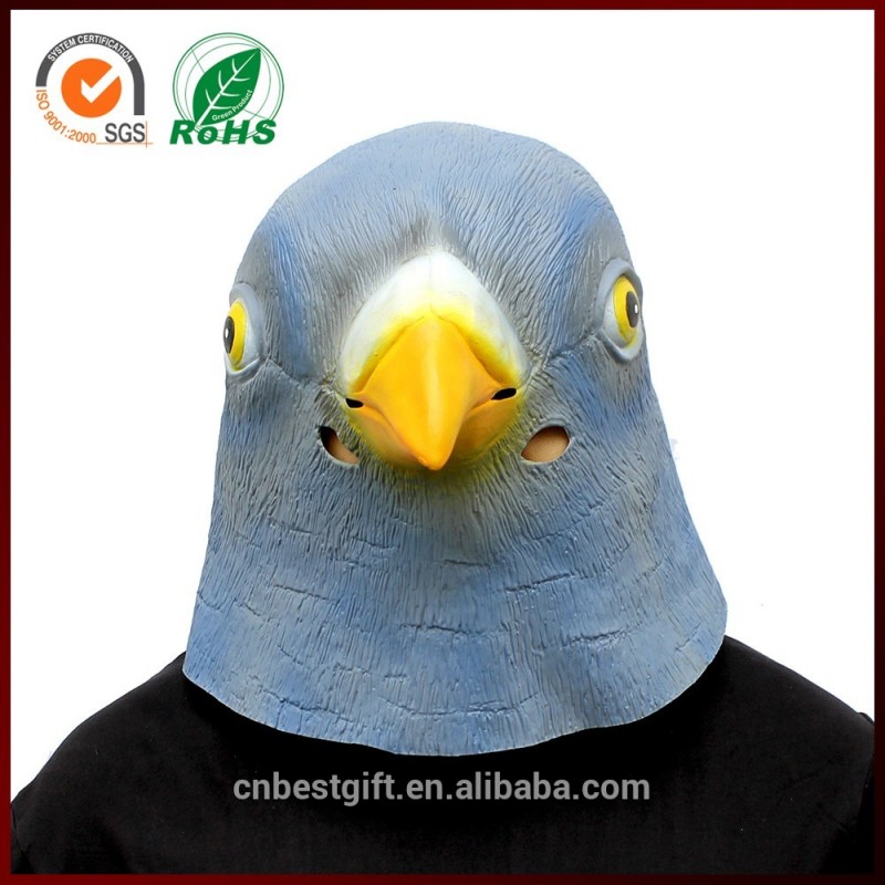 ハロウィンフルヘッドラテックスマスクの鳥動物鳩鳥マスク-パーティーマスク、仮面問屋・仕入れ・卸・卸売り