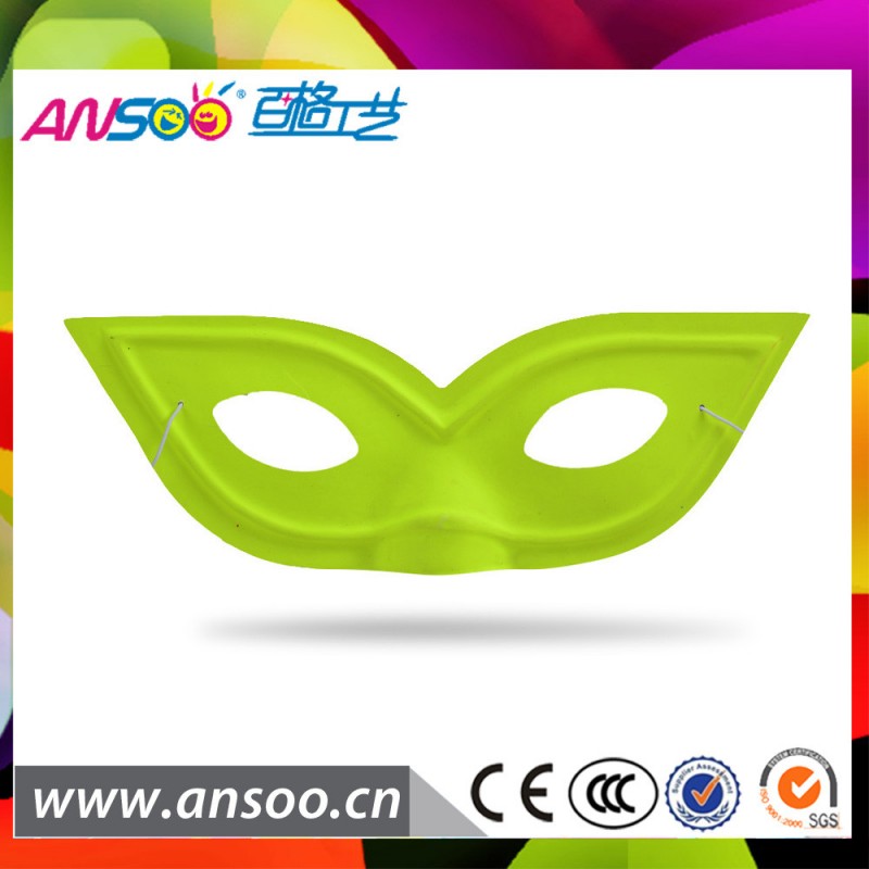 ネオン カラー プラスチック装飾マスク パーティー や イベント-パーティーマスク、仮面問屋・仕入れ・卸・卸売り