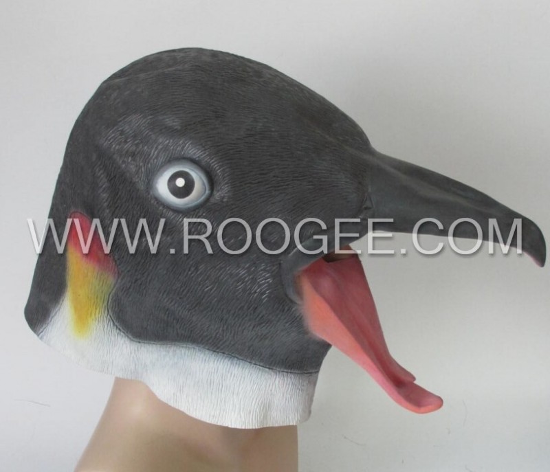 ・面白いmigcalペンギンのための完全な頭部ラテックスマスクコスプレパーティー-パーティーマスク、仮面問屋・仕入れ・卸・卸売り