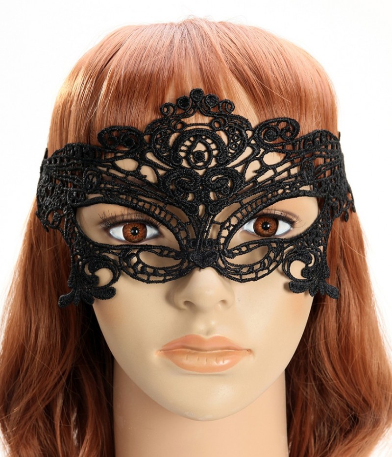 女性セクシーなハーフフェイスマスクアイマスクblackmask仮面舞踏会のための女性の衣装-パーティーマスク、仮面問屋・仕入れ・卸・卸売り