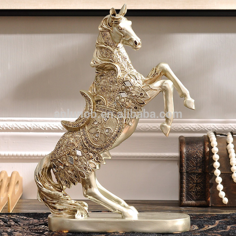 ホット販売手作り馬彫像アンティーク動物彫刻比喩彫刻装飾樹脂工芸品や贈り物-問屋・仕入れ・卸・卸売り