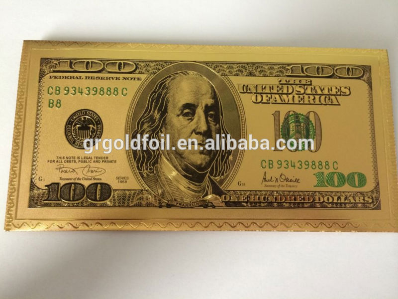 ドル通貨封筒金金18krペットエンボス-その他イベント、パーティー用品問屋・仕入れ・卸・卸売り