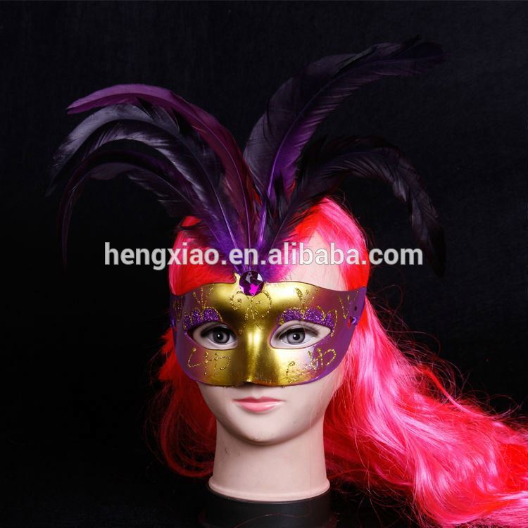 新しいスタイルのダチョウの羽ダンスボールマスク仮面舞踏会のマスク-パーティーマスク、仮面問屋・仕入れ・卸・卸売り