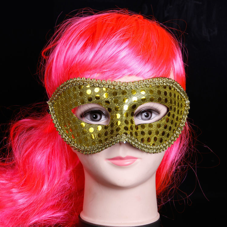 卸売カスタム2015新しいスパンコールレースが付いている仮面舞踏会のマスク-パーティーマスク、仮面問屋・仕入れ・卸・卸売り