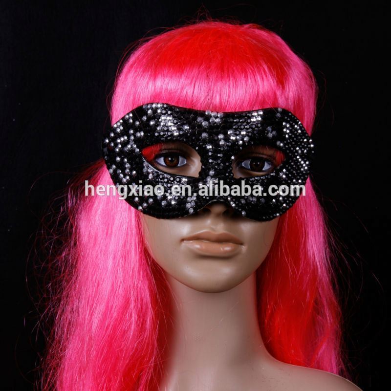 中国卸売格安黒仮面舞踏会のマスクフェイスマスククラフト-パーティーマスク、仮面問屋・仕入れ・卸・卸売り