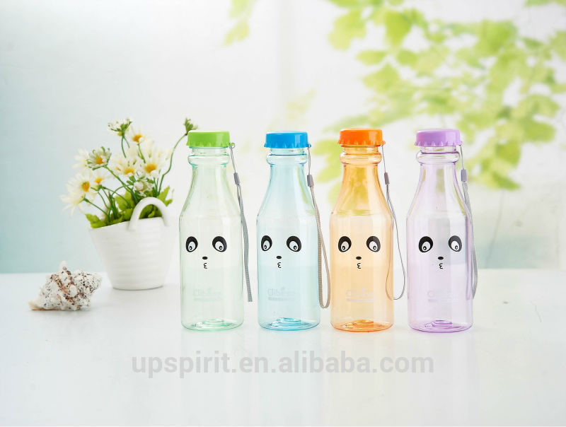2014 Hot sale e cute design clear plastic water bottles 550ml-水筒問屋・仕入れ・卸・卸売り