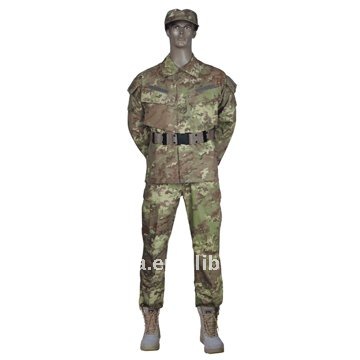 BDU Teryleneか綿はイタリアの65/35カムフラージュ軍の衣類に適する-キャンプ、ハイキングウェア問屋・仕入れ・卸・卸売り