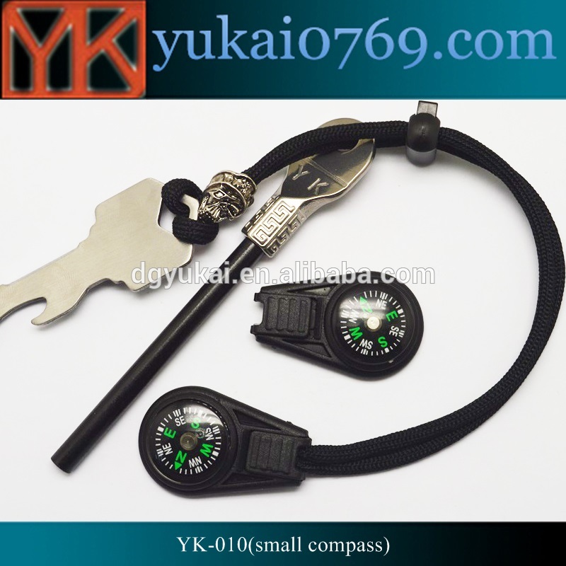 Yukaiプラスチックミニコンパスparacordブレスレット、小さなラウンドポケットコンパス-方位磁石問屋・仕入れ・卸・卸売り