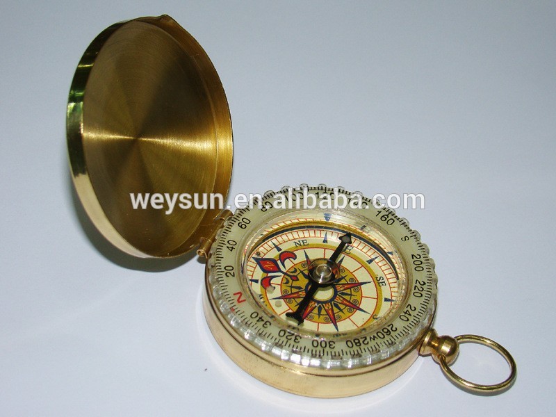 古いファッションと調和のとれた古典的なアンティーク懐中時計のスタイルブロンジングキャンプコンパス-方位磁石問屋・仕入れ・卸・卸売り