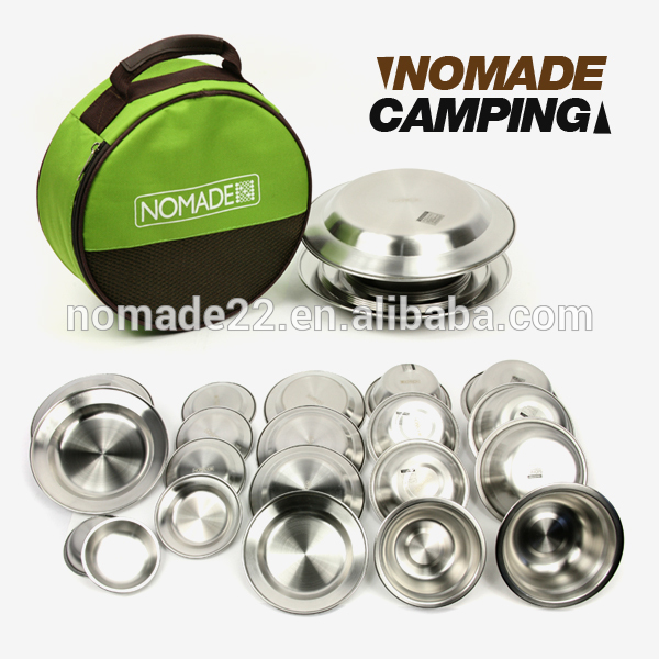 20個nomadeキャンププレートボウル皿のセット-その他キャンプ、ハイキング用品問屋・仕入れ・卸・卸売り