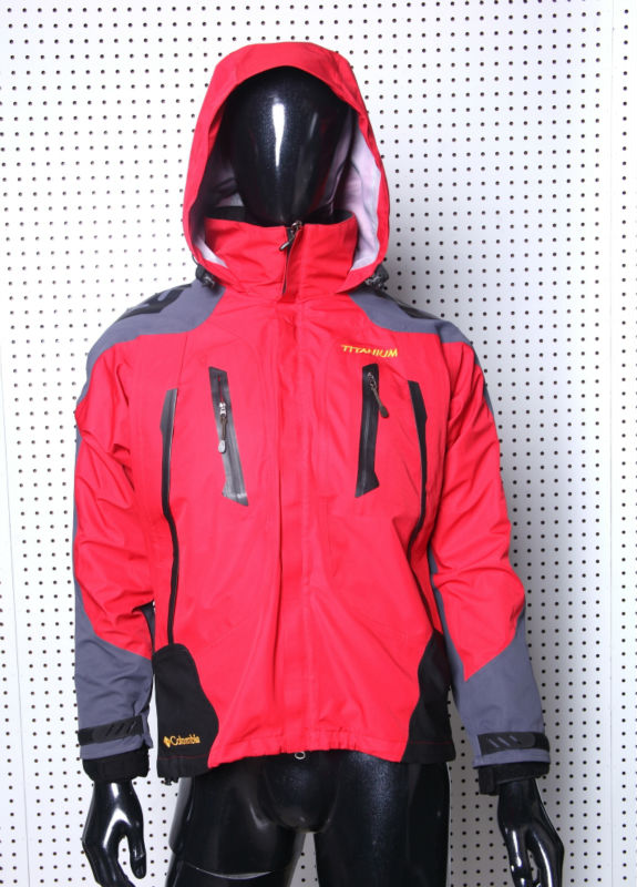 2016最新デザインホット販売赤と黒防水防風mauntaineering jackts-キャンプ、ハイキングウェア問屋・仕入れ・卸・卸売り