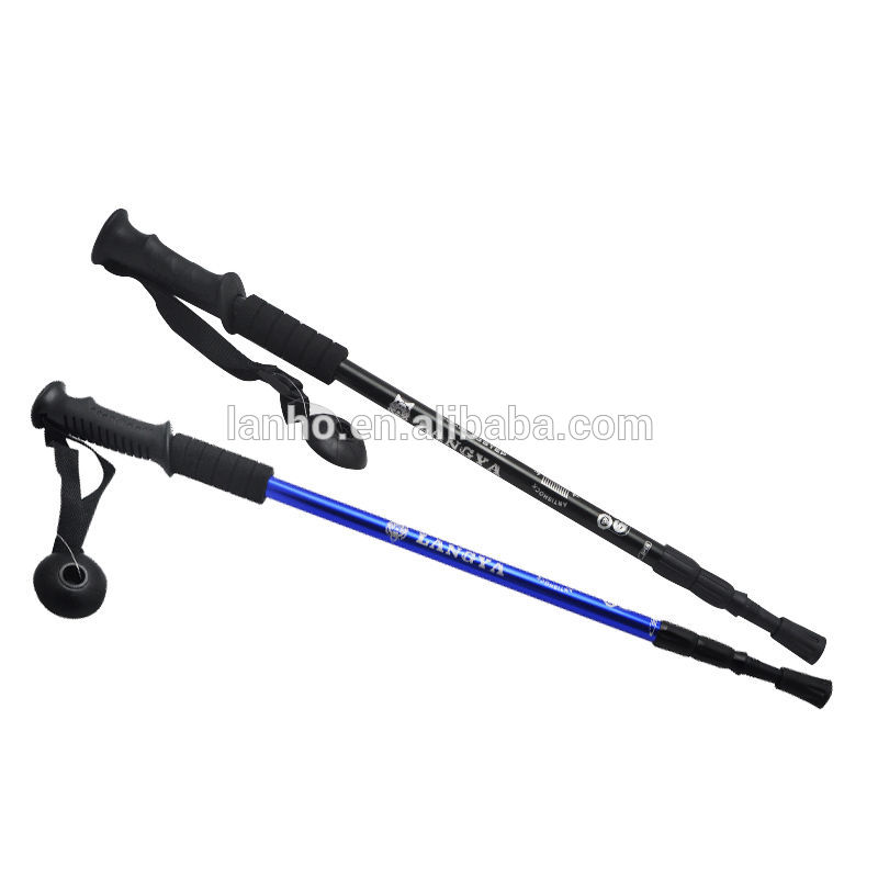 トレッキングポール調節可能な登山杖を歩くハイキングスティック抗- ショック-ステッキ問屋・仕入れ・卸・卸売り