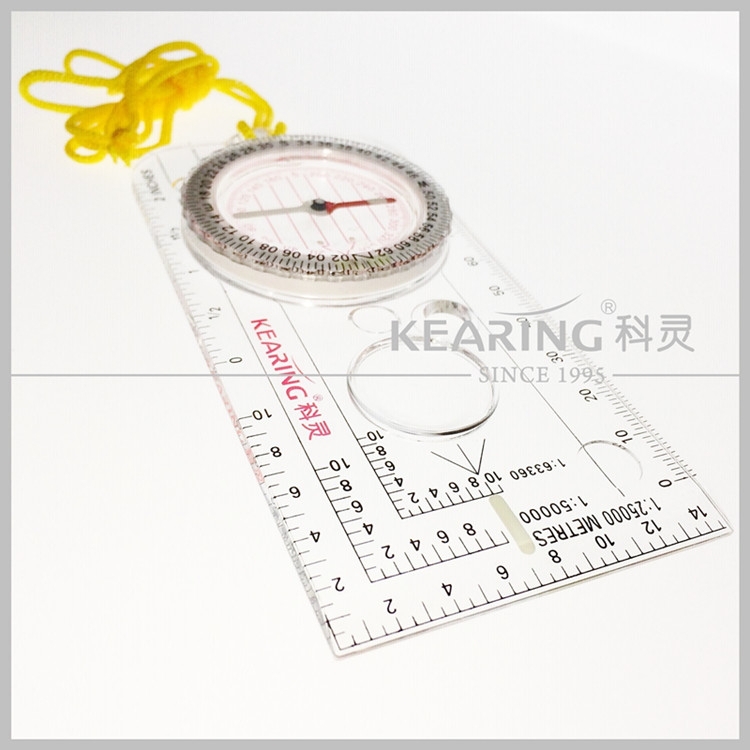 Kearingブランド軍事地図コンパス、 アクリル素材、 3.0mmthickness#kmc-1-方位磁石問屋・仕入れ・卸・卸売り