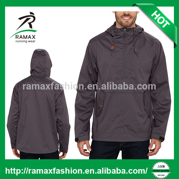 Ramaxカスタム男性スポーツハイキング100%ポリエステルプルオーバーパーカージャケット-キャンプ、ハイキングウェア問屋・仕入れ・卸・卸売り