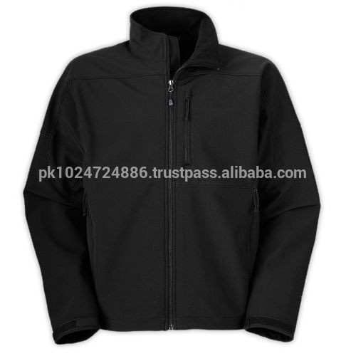 メンズソフトシェルwindstopper素晴らしい品質黒のジャケット-キャンプ、ハイキングウェア問屋・仕入れ・卸・卸売り