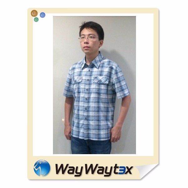 格子縞の パターン クイック ドライ upf生地カジュアル屋外男性シャツ ベトナム製-紳士用シャツ問屋・仕入れ・卸・卸売り