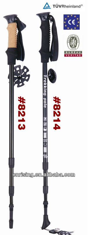 調節可能なトレッキングポール、 ミョウバンスティック、 #8214-ステッキ問屋・仕入れ・卸・卸売り