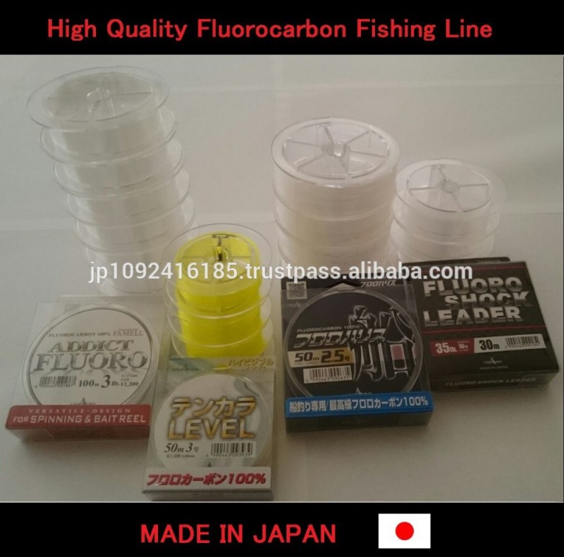 信頼性の高い日本のフロロカーボンの釣り糸のための気晴らし順序利用できる小ロット-釣り糸問屋・仕入れ・卸・卸売り
