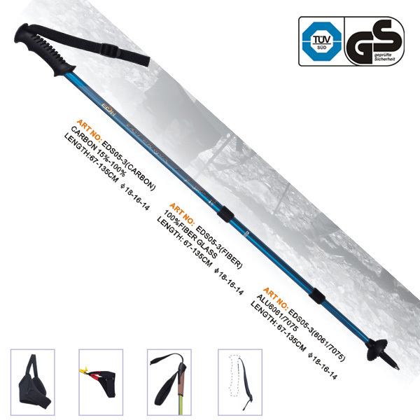 調節可能なトレッキングポール、 調節可能な杖、 炭素繊維ハイキングポール-ステッキ問屋・仕入れ・卸・卸売り
