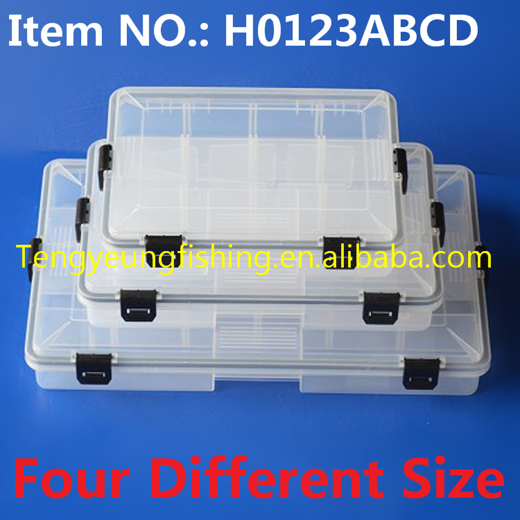H0123ABCD四スタイル密封されたプラスチックボックス防水釣りボックス-釣具箱問屋・仕入れ・卸・卸売り