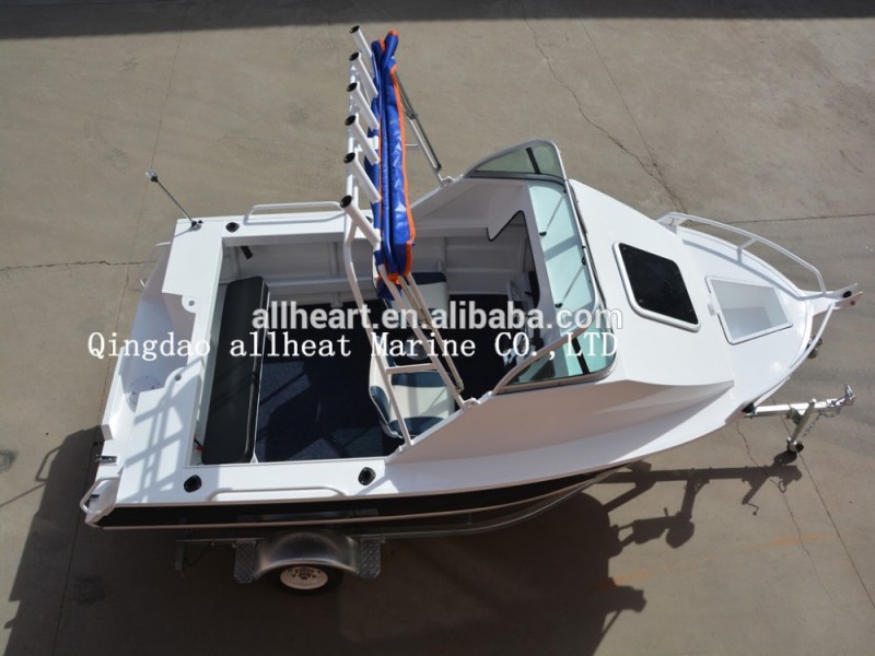 新しい5mカディキャビンce証明書付きボートトレーラーアルミ-フィッシングボート問屋・仕入れ・卸・卸売り