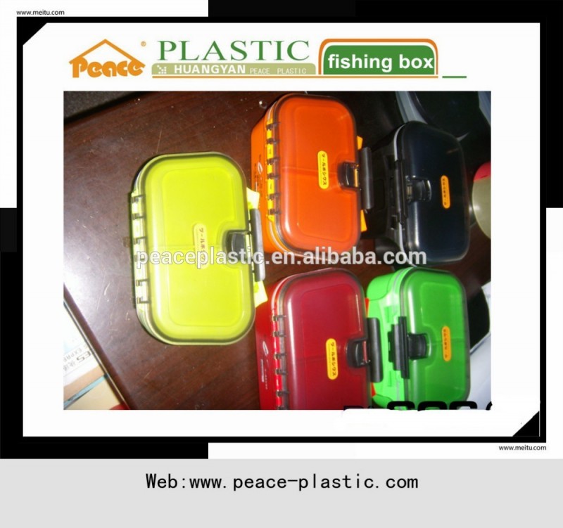 2014年熱い販売メーカー販売透明なプラスチック製のダブル層の釣具箱-釣具箱問屋・仕入れ・卸・卸売り
